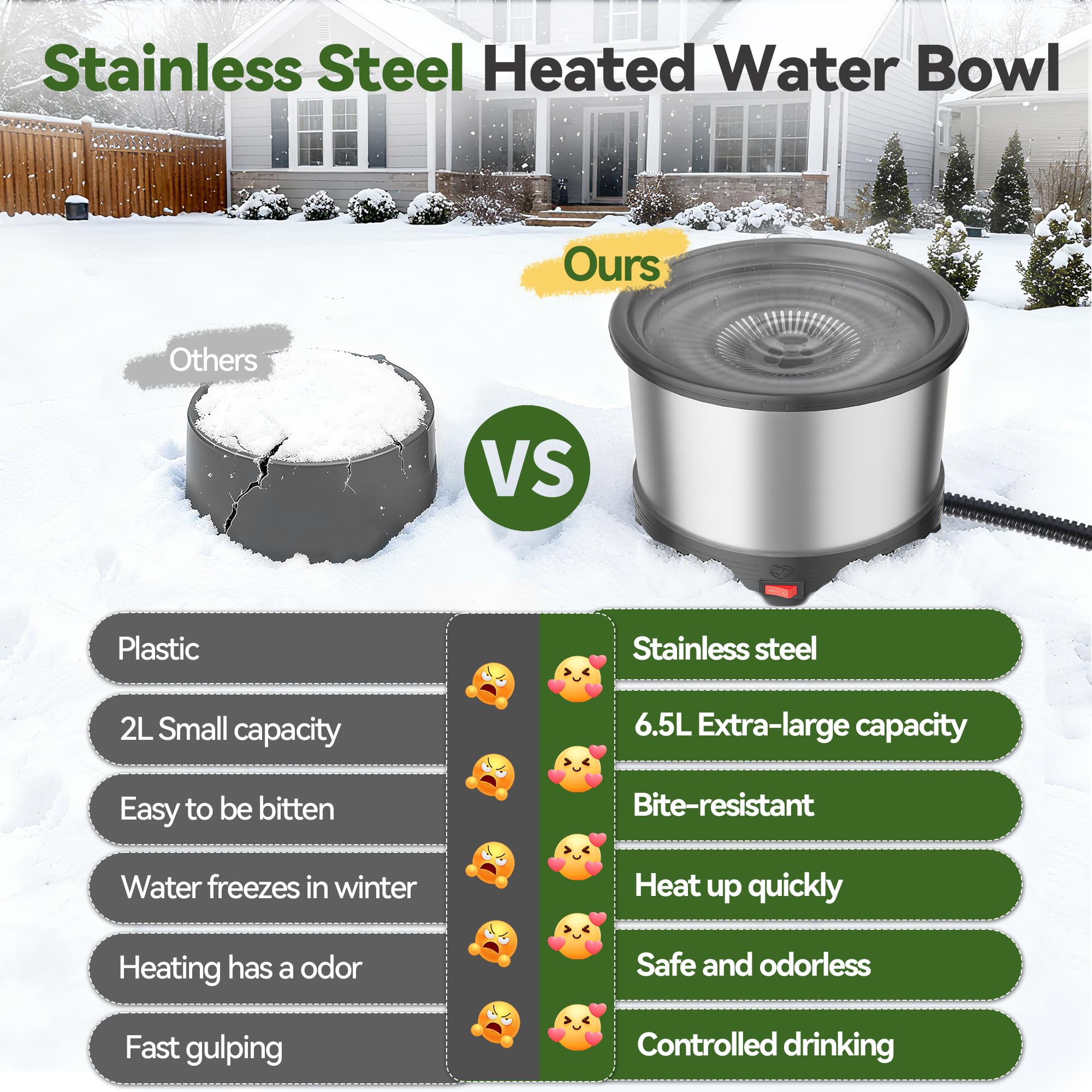Twinsing automatic reheat feature keeps water around 97–104°F for refreshed sipping.