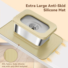 Twinsing heavy-duty stainless steel bowl is durable and easy to clean.