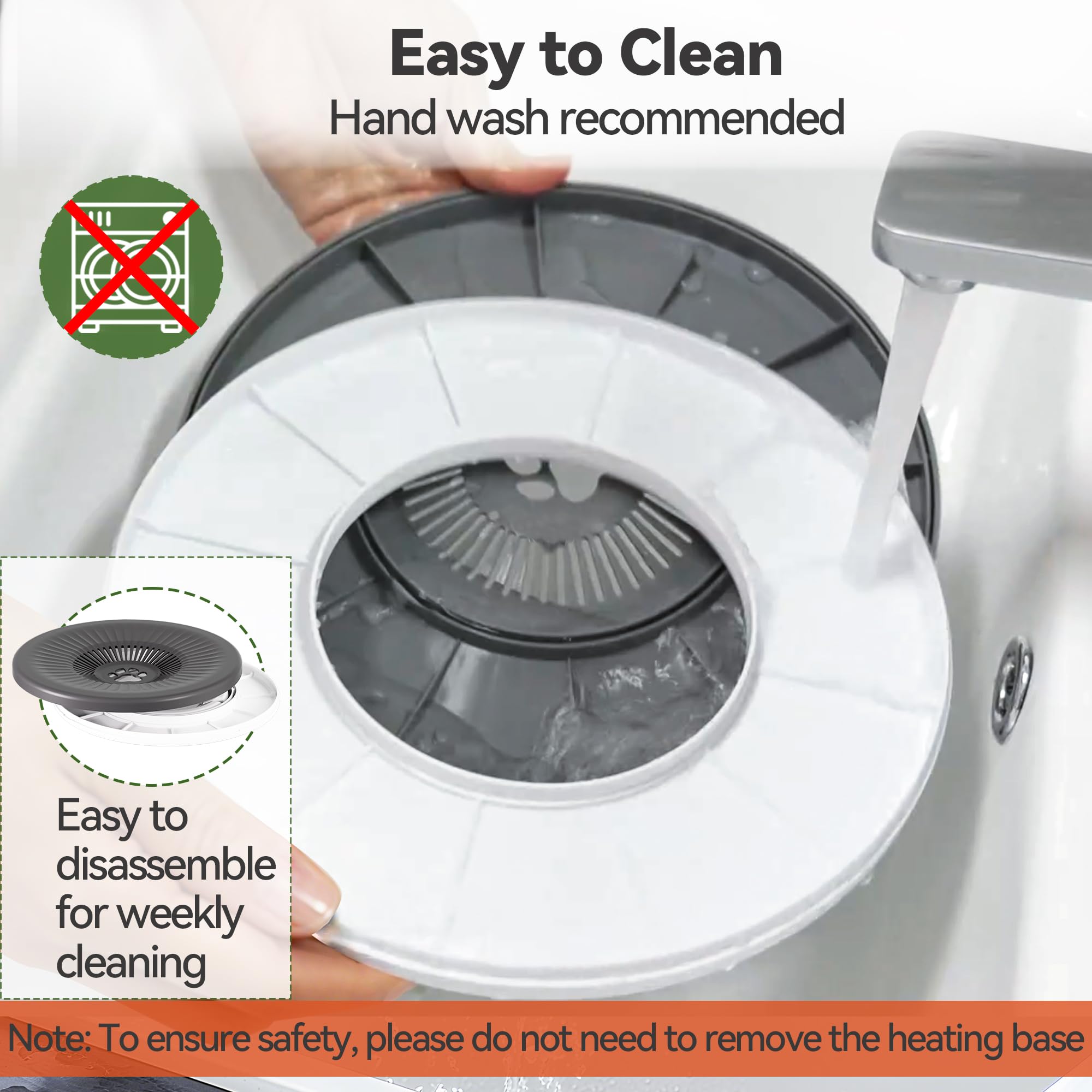 Twinsing outdoor-ready bowl works in winter conditions without frequent refills.