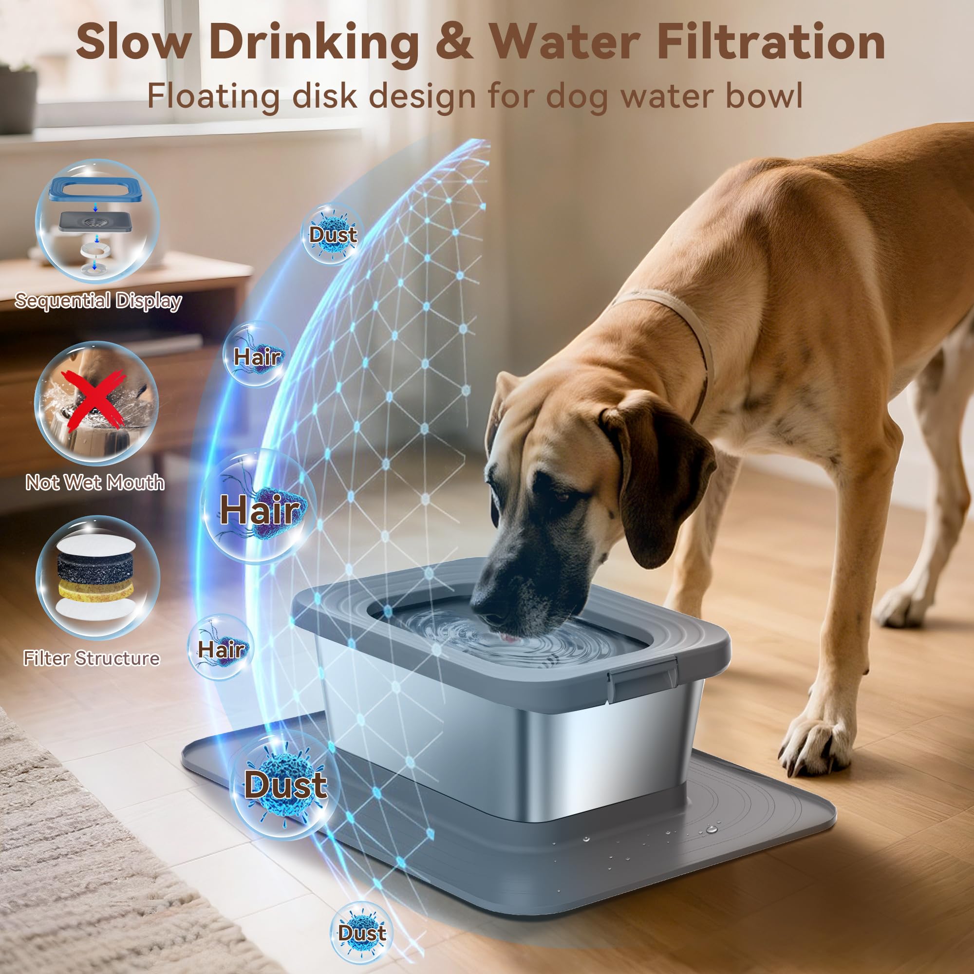 Twinsing no-spill detachable-disk demonstrates easy cleaning and mess control