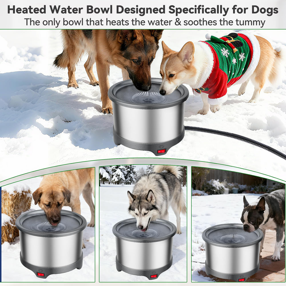 Twinsing 6.5L design is ideal for large dogs and busy households.