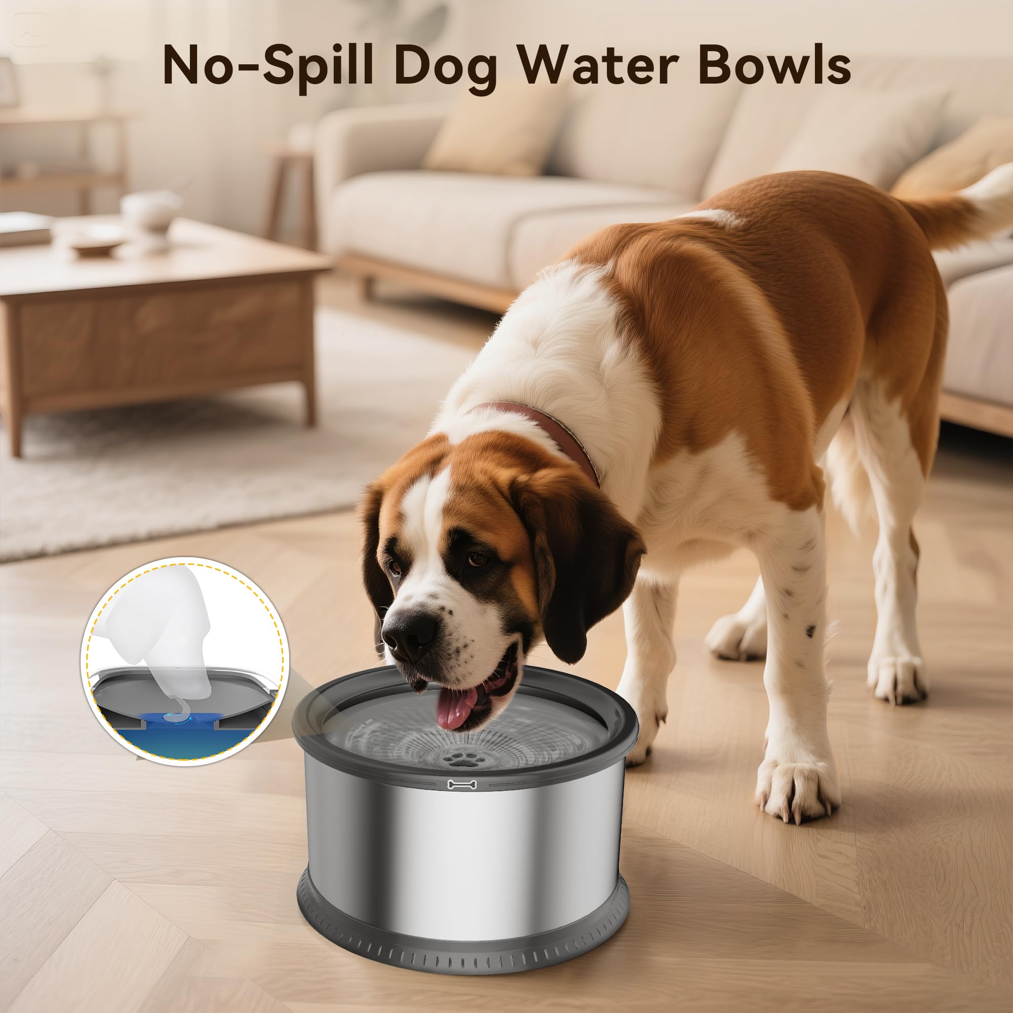 Twinsing slow-drinking bowls encourage measured hydration for busy households.