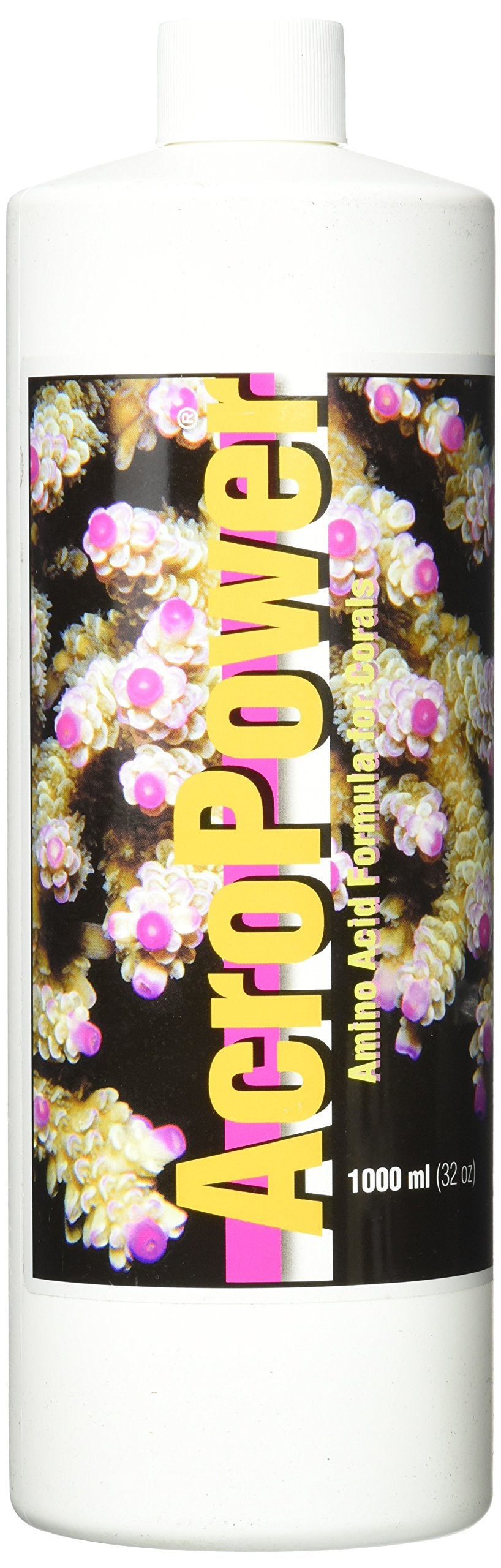 Two Little Fishies Acropower bottle pour supports SPS coral growth