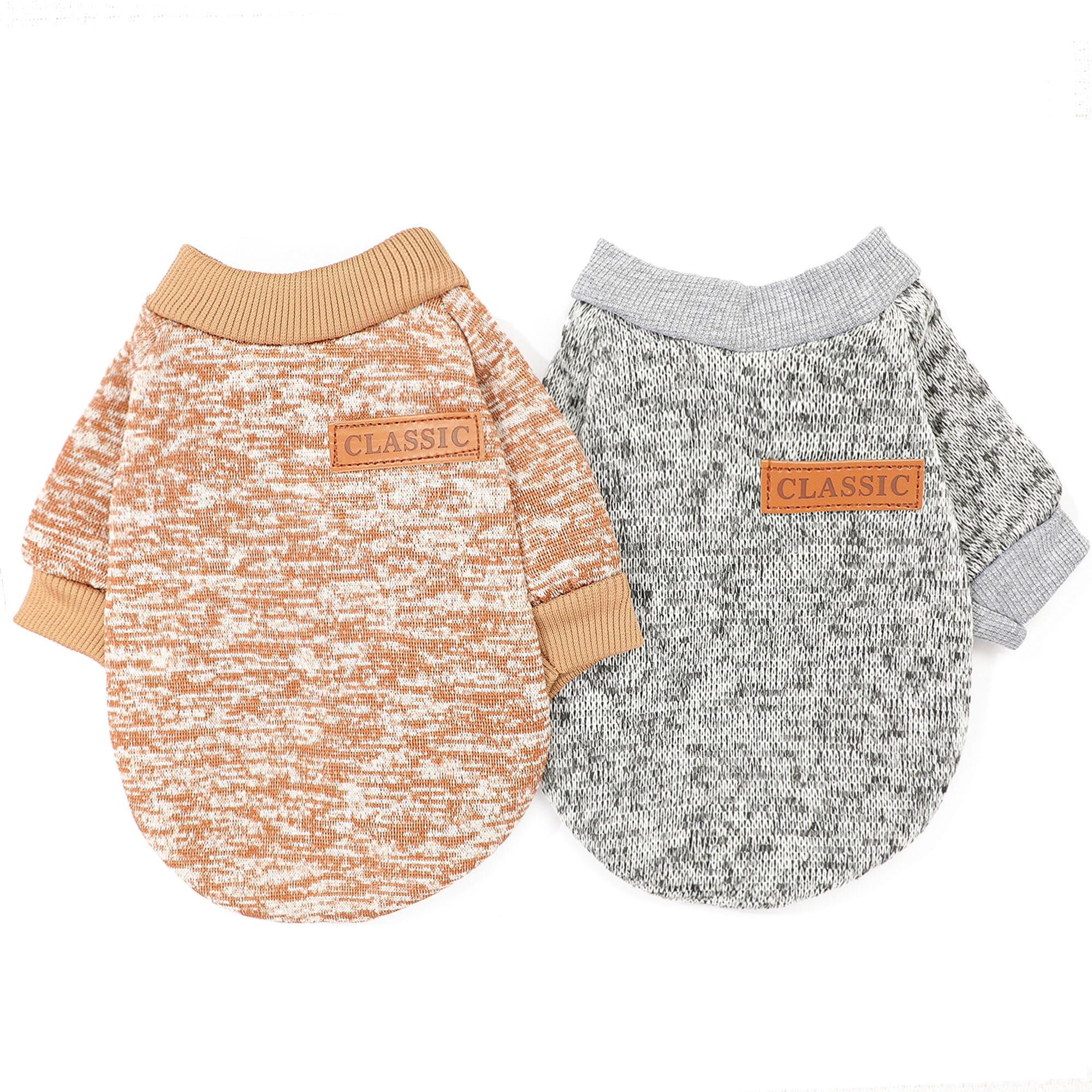 Two Pieces Dog Sweaters packaged set ready for gifting or rotation.