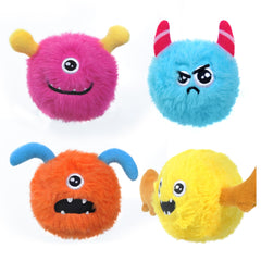 TwoEar Squeaky Balls dog toy front view boosts interactive fetch and bonding.
