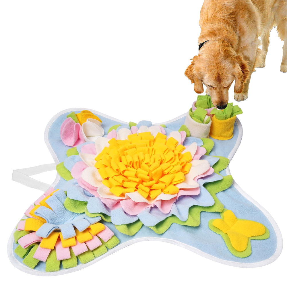 TWOPER Snuffle Mat dog-sniffing scene promotes mental stimulation and slow eating