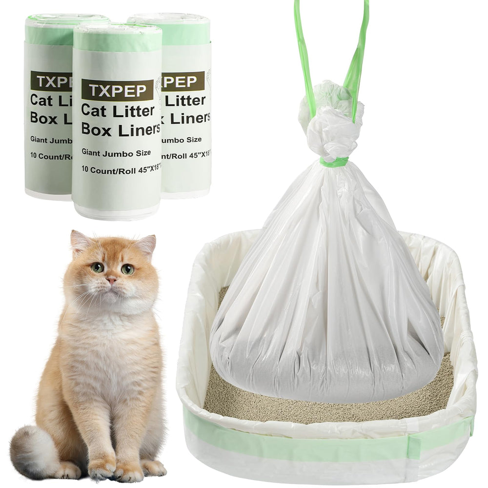 TXPEP giant jumbo liner with drawstring for easy disposal.