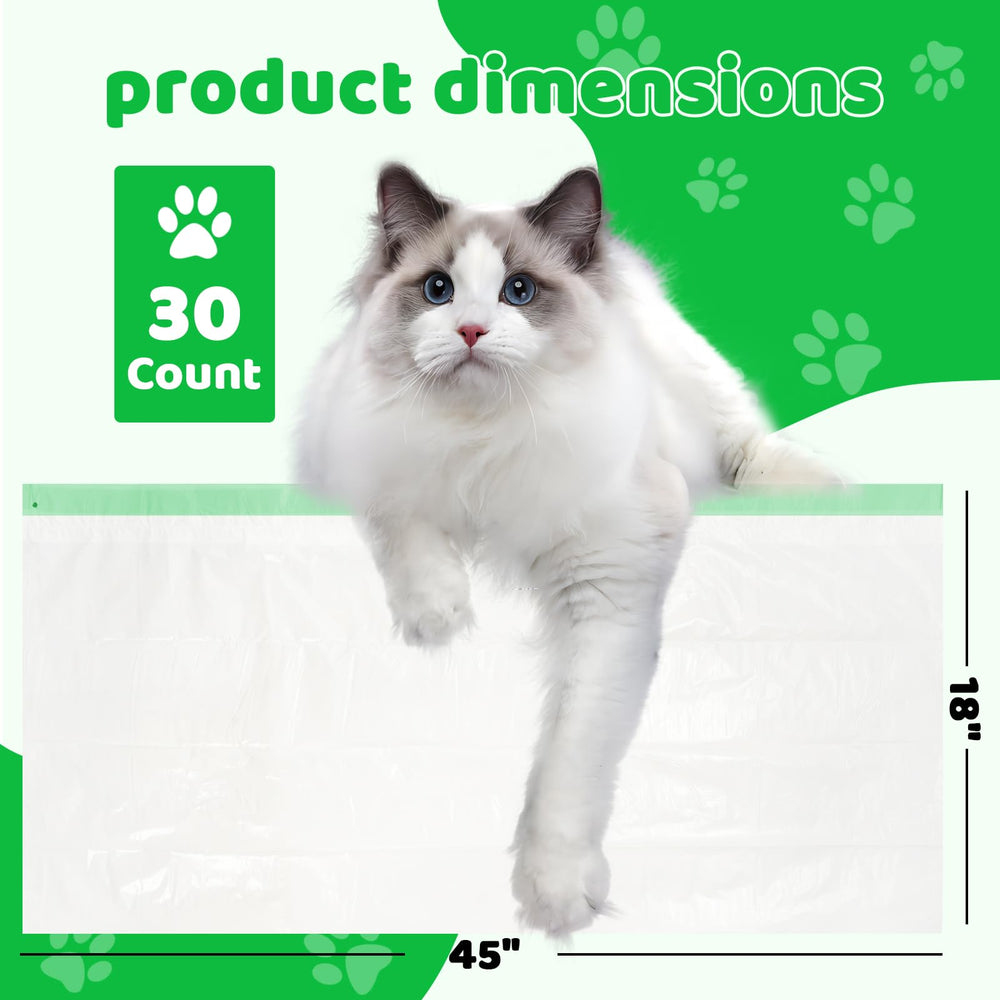 TXPEP oversized liner fits large litter boxes for easier maintenance.