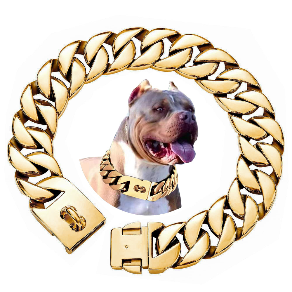 txprodogchains big dog chain collar buckle ensures secure locking for confident handling
