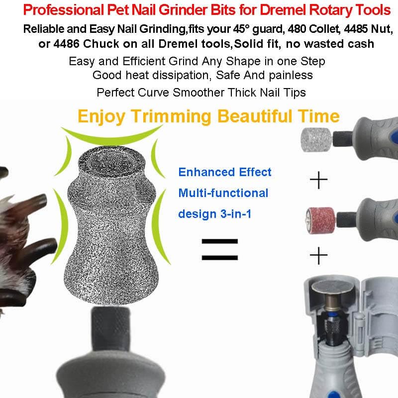 TXZGM 2-pack pet nail grooming kit boosts efficiency.