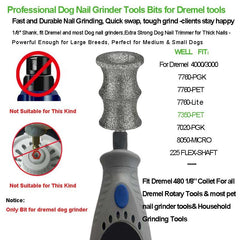 TXZGM diamond bit close-up showcases a durable grinding surface for pet nails.