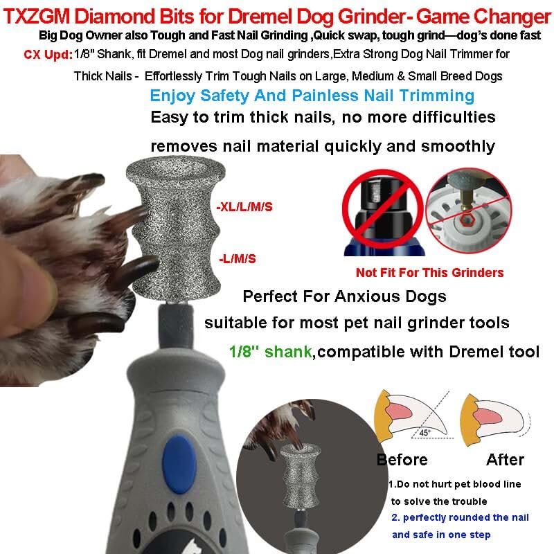 TXZGM universal-fit design works with many Dremel tools and attachments.