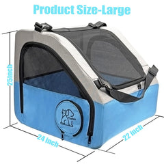 Tyalez crate interior showing ample space for medium to large pets.