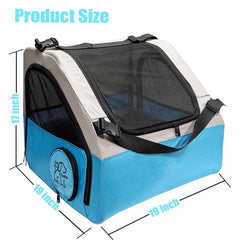 Tyalez crate side zip windows show easy access to comfort your pet.