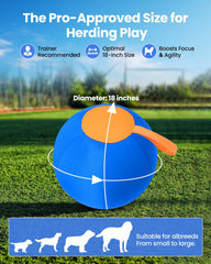 Tychesy Herding Ball Oxford cover is machine-washable for easy cleanup.