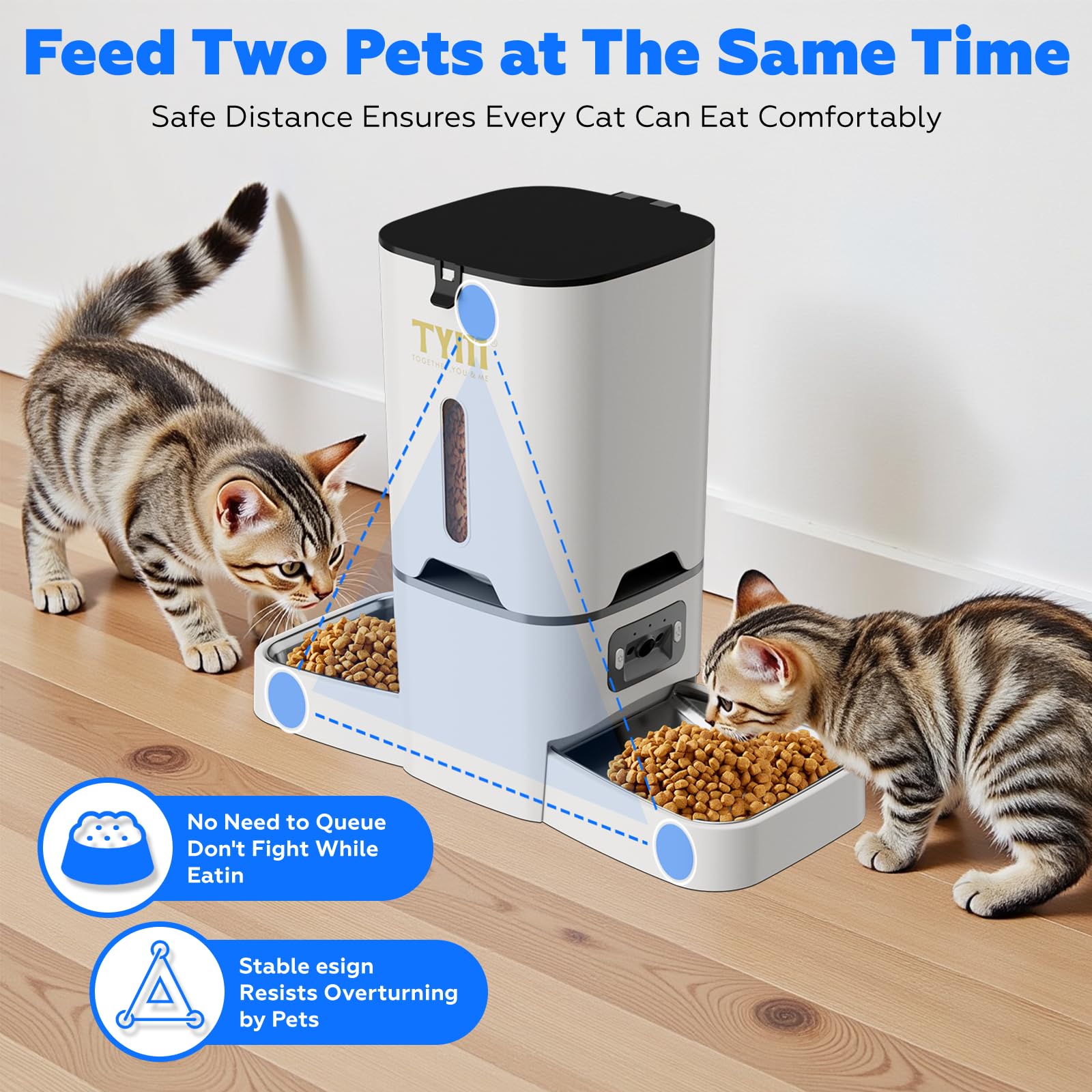 TYM feeder night vision view enabling nighttime feeding checks