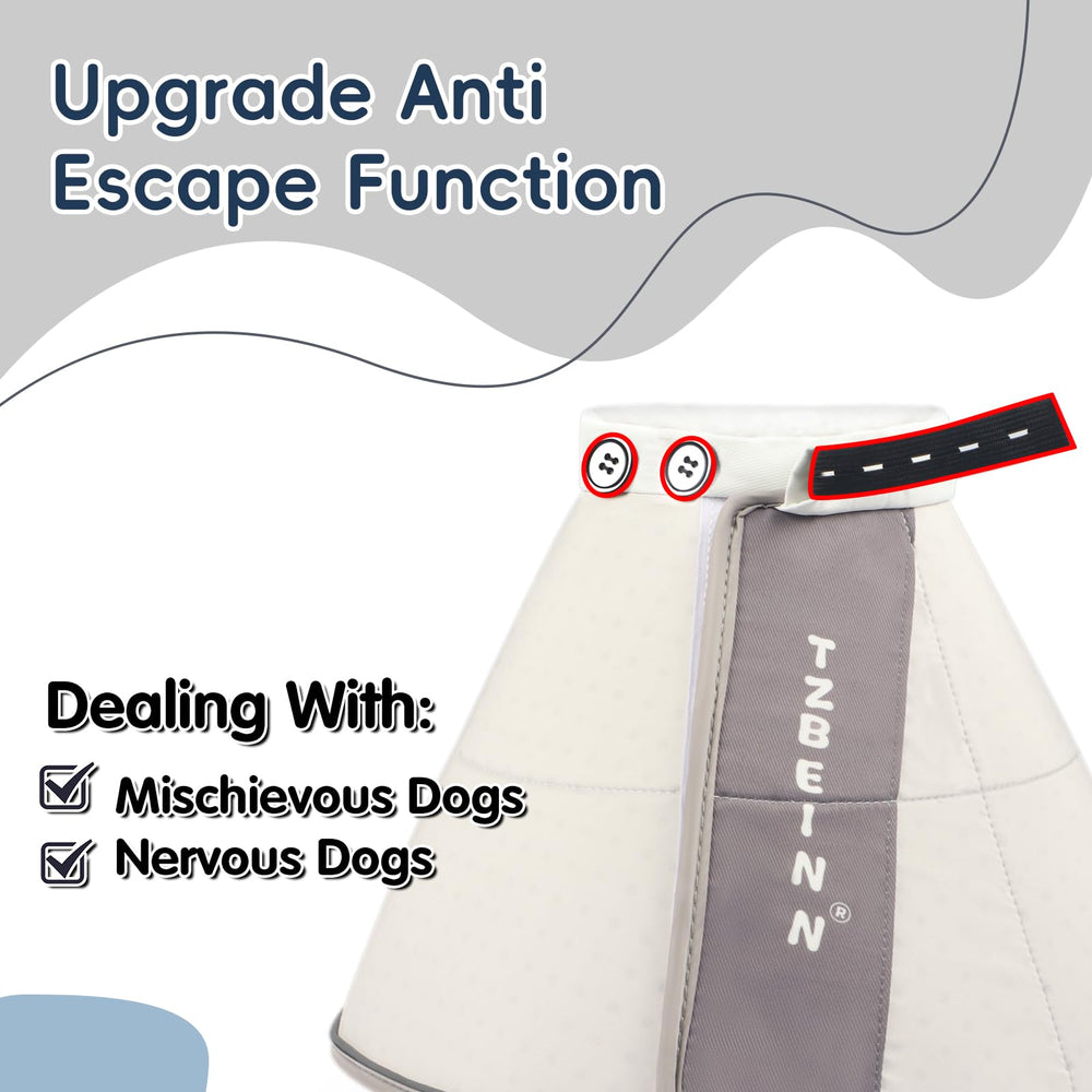 TZBEINN comfy-rest cone promotes comfortable lying during use.
