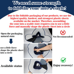 TZBEINN XL cone elastic collar strap secures cone to dog’s neck