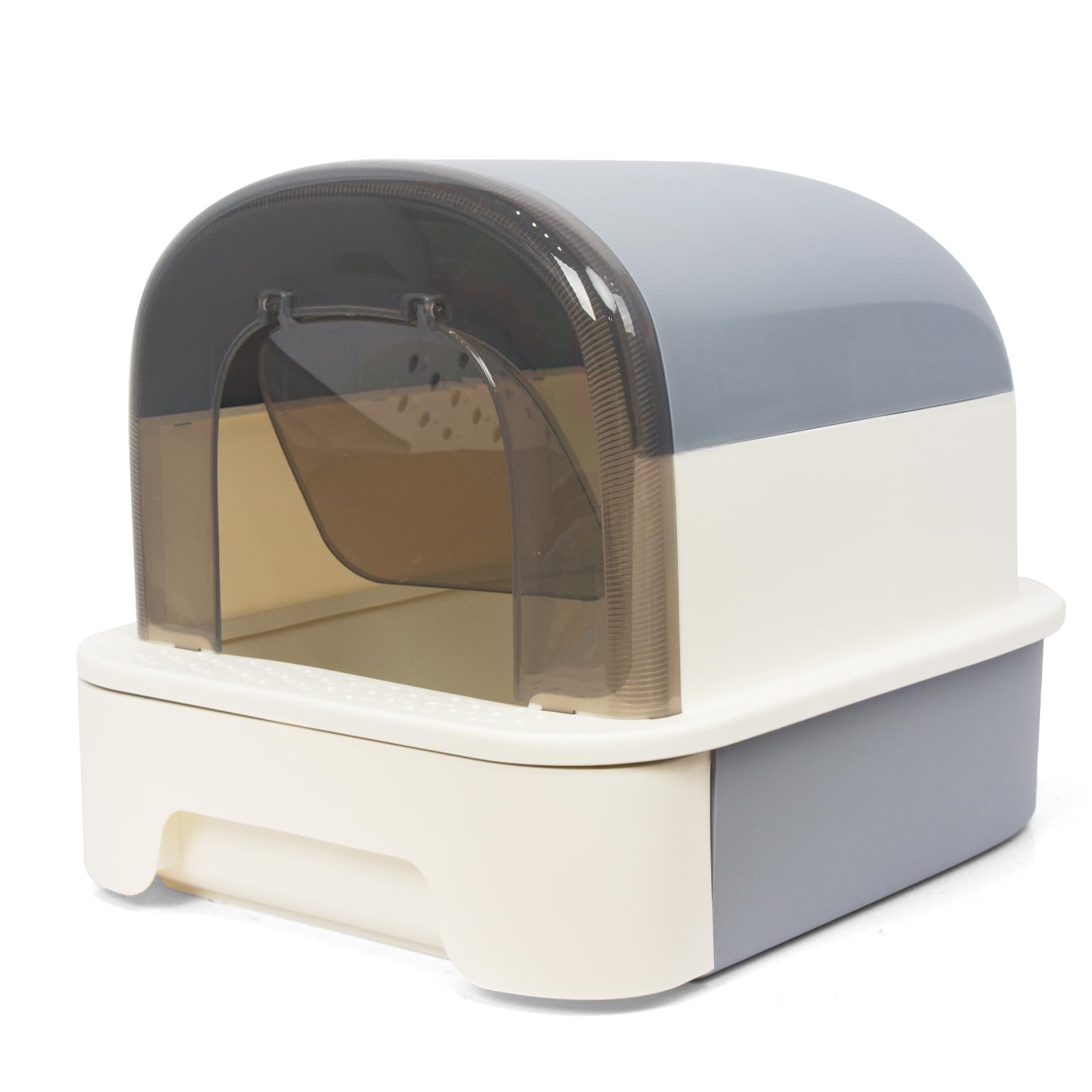 TZHYKPHOME top-ventilated litter box promotes airflow and freshness