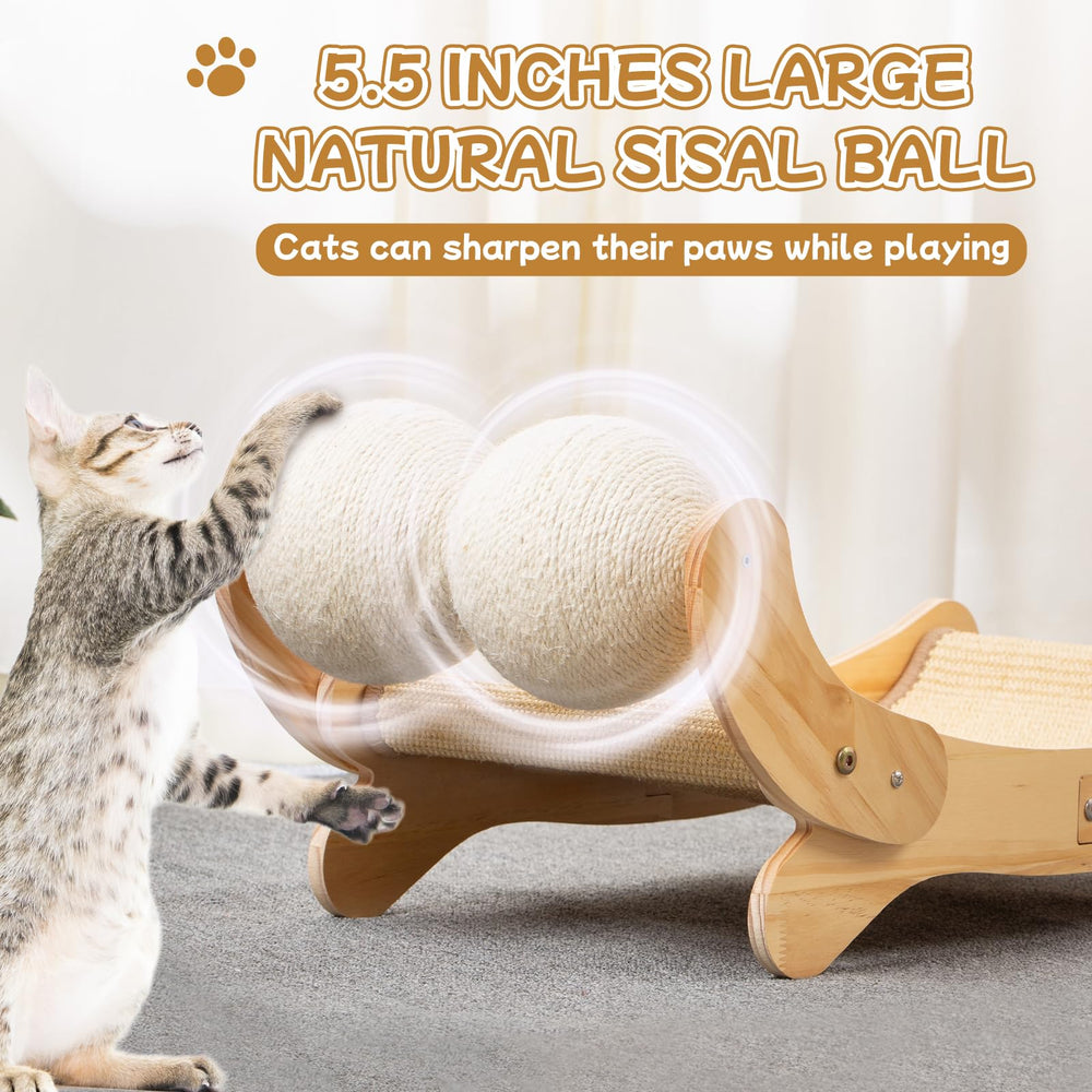 UUig curved sisal mat design supports natural sleeping posture