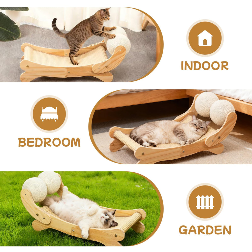 UUig included sisal toy ball enhances enrichment during playtime