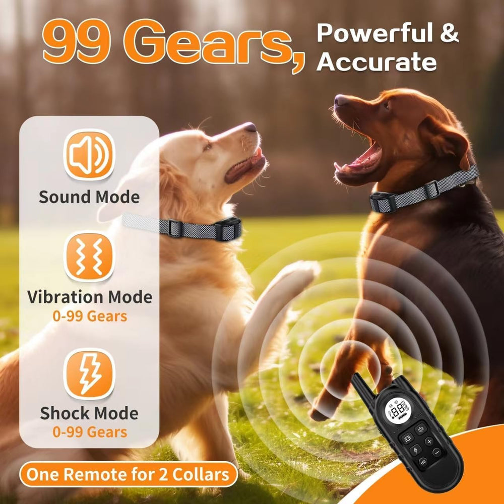 UbaNinva 99-level training modes with tone, vibration, and optional shock.