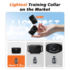 UbaNinva waterproof collar with IPX7 rating for rain or water training