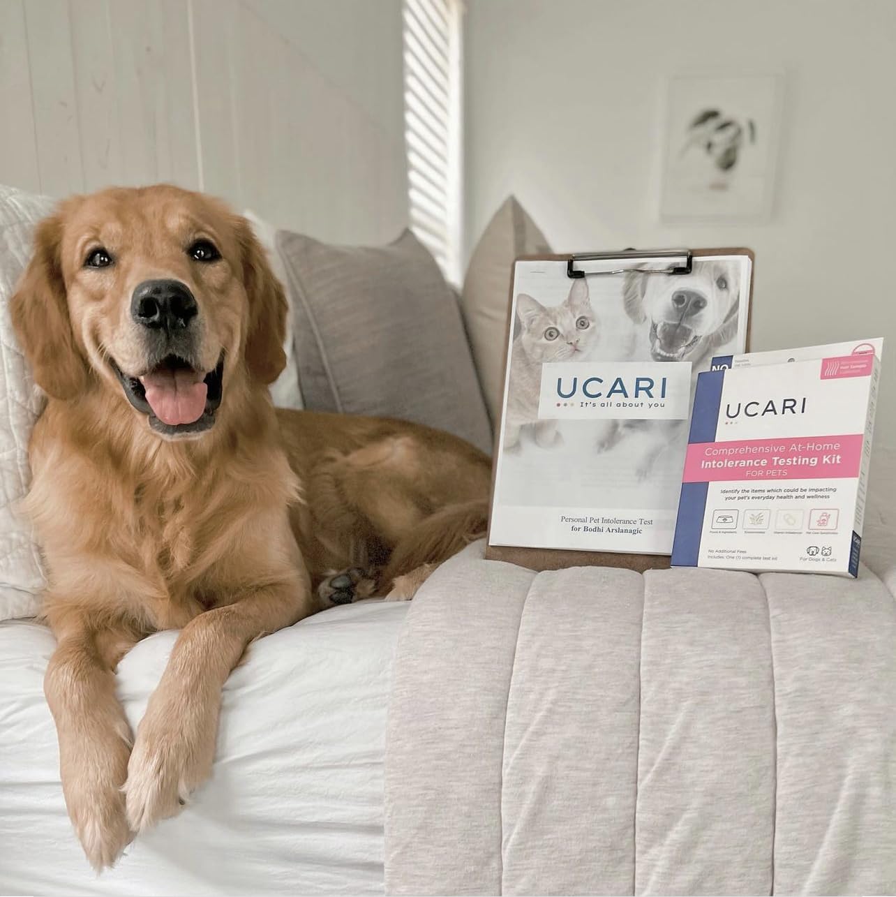 UCARI Pet Sensitivity Test success-stories photo highlights informed pet-care decisions.