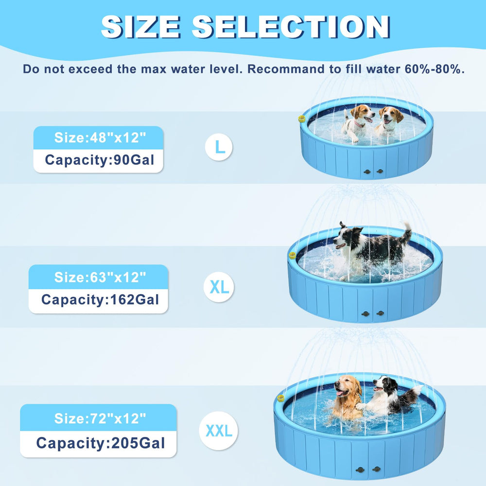 UCCY dog pool used as ball pit or sandbox for outdoor play.