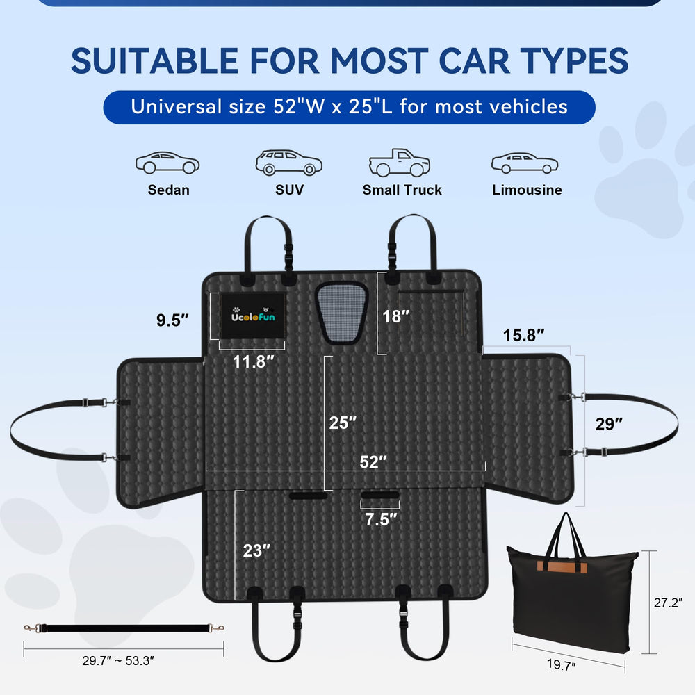 Ucolofun anti-scratch design helps preserve upholstery from claws.