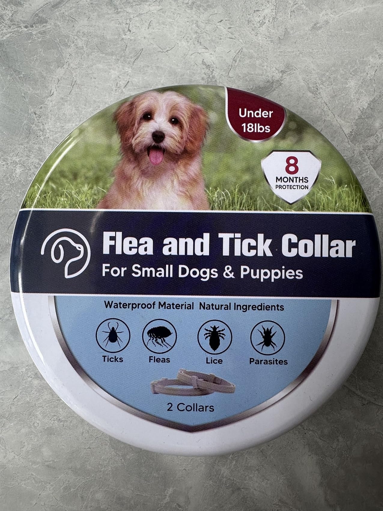 UDyoude flea collar near water during bath showcases durable performance