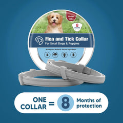 UDyoude flea collar box shows 2-pack packaging for multi-pet homes