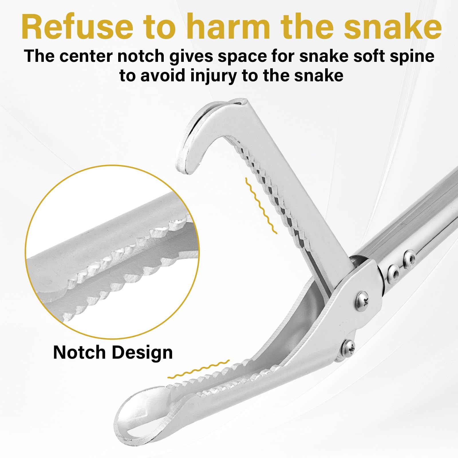UEGHNS snake grabber tool locking latch enables controlled capture and release.