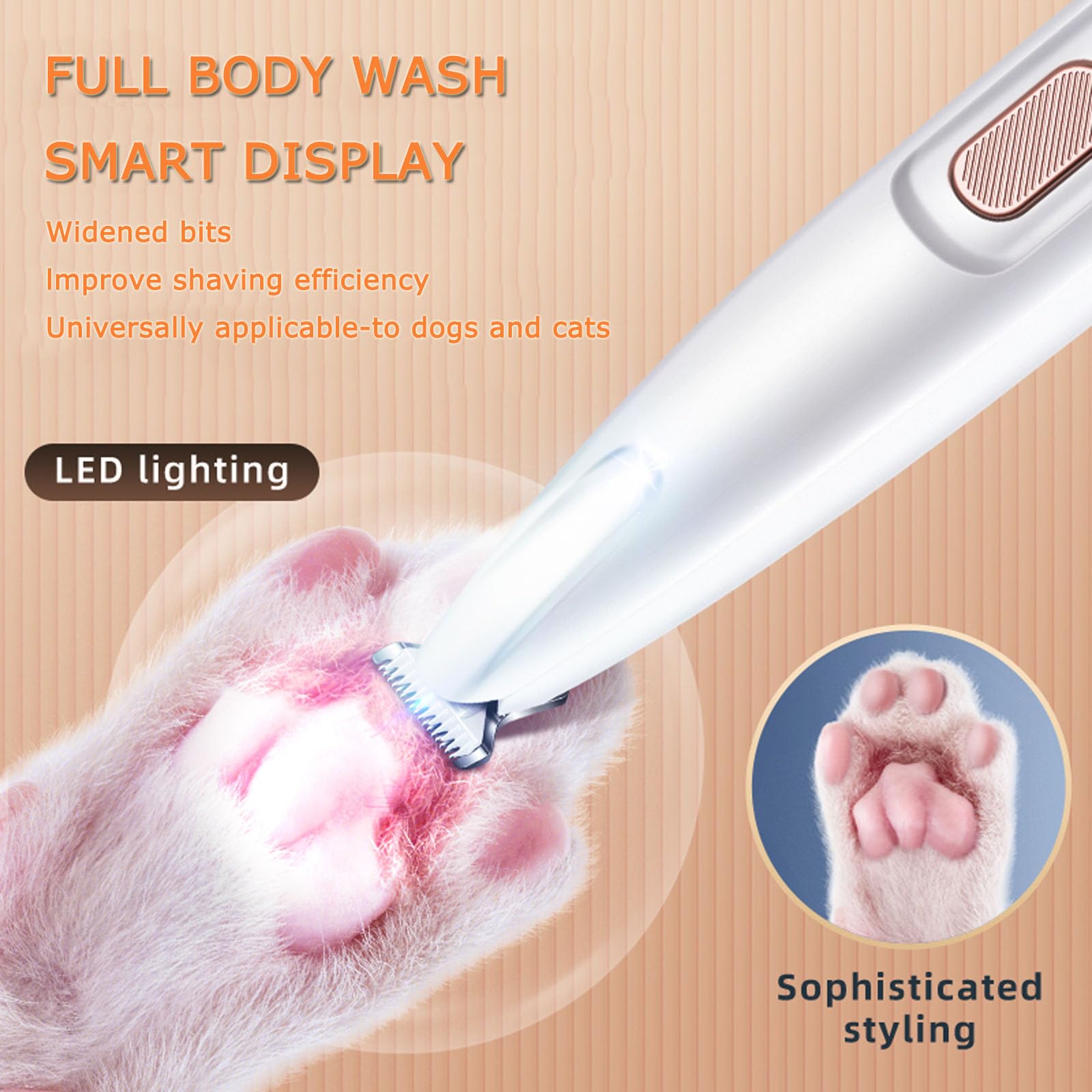 UGDURWP paw trimmer safety design helps prevent skin injuries