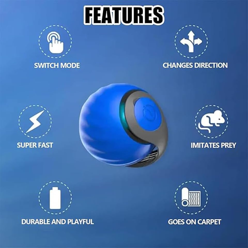 ugdurwp smart obstacle avoidance blue prevents ball from getting stuck