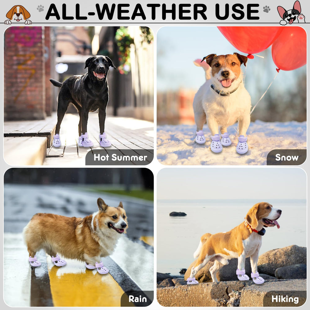 UGRASEA dog boots multiple sizes and colors fit most dogs