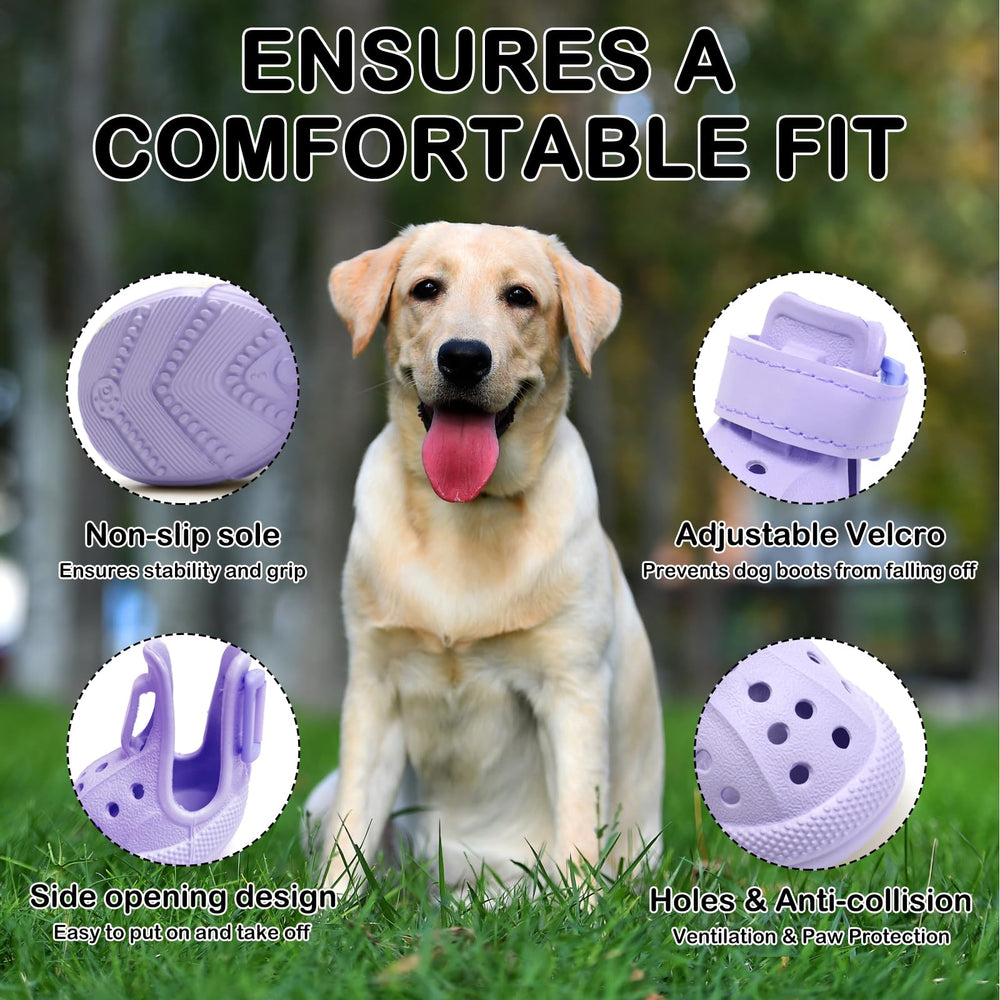 UGRASEA dog boots ventilation perforations enable breathable comfort during play