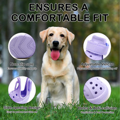 UGRASEA dog boots ventilation perforations enable breathable comfort during play