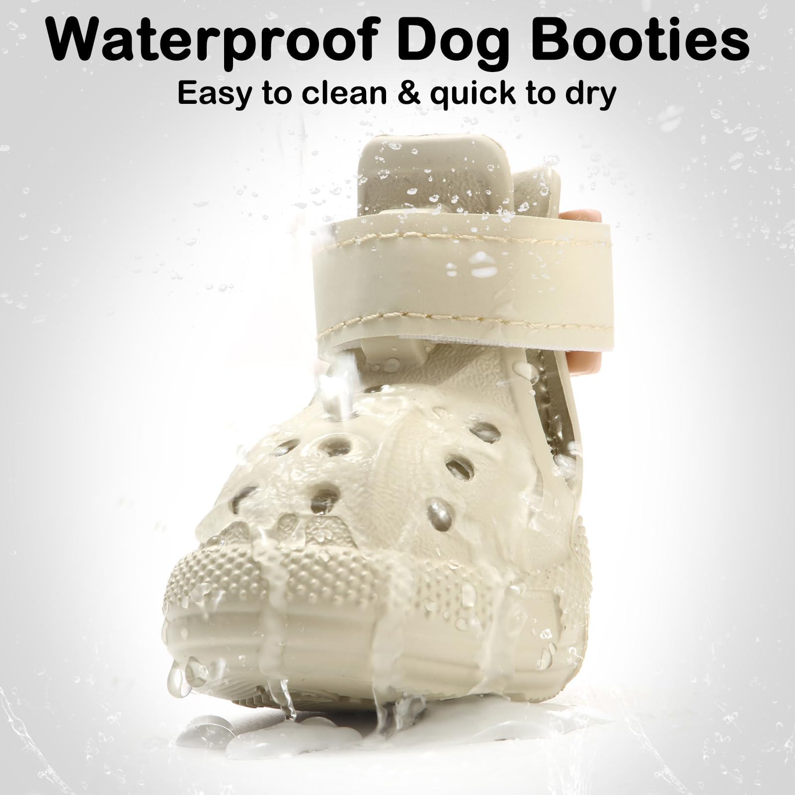 UGRASEA dog shoes adjustable Velcro closure quick fit