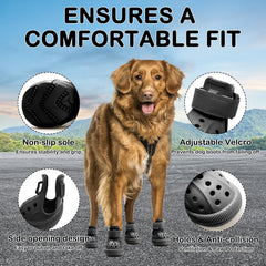 UGRASEA dog shoes with cartoon pattern accents add style and protection