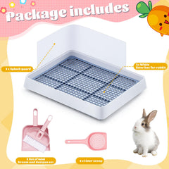 Uiifan litter box splash guard highlights mess containment and cleaner corners.