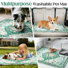 ULIGOTA puppy pads close-up showing four-layer absorption and waterproof layer