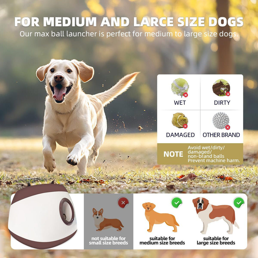 UJQW AutoDog Launcher 6000mAh battery with display supports long, uninterrupted fetch.