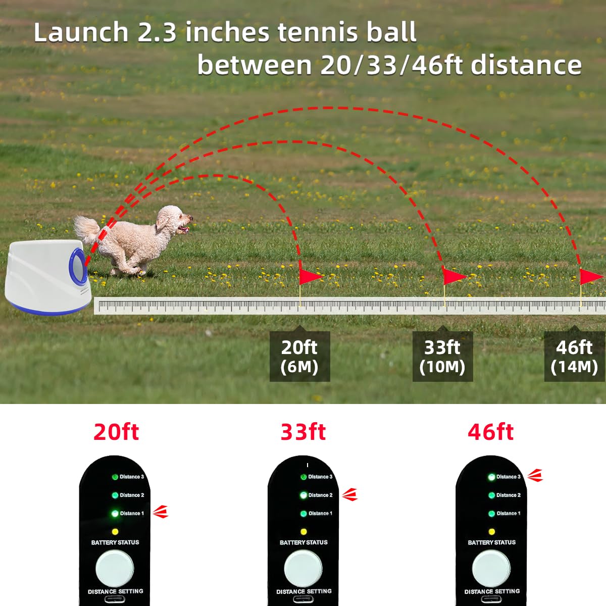 UJQW included 2.4 inch smooth surface balls for safe play