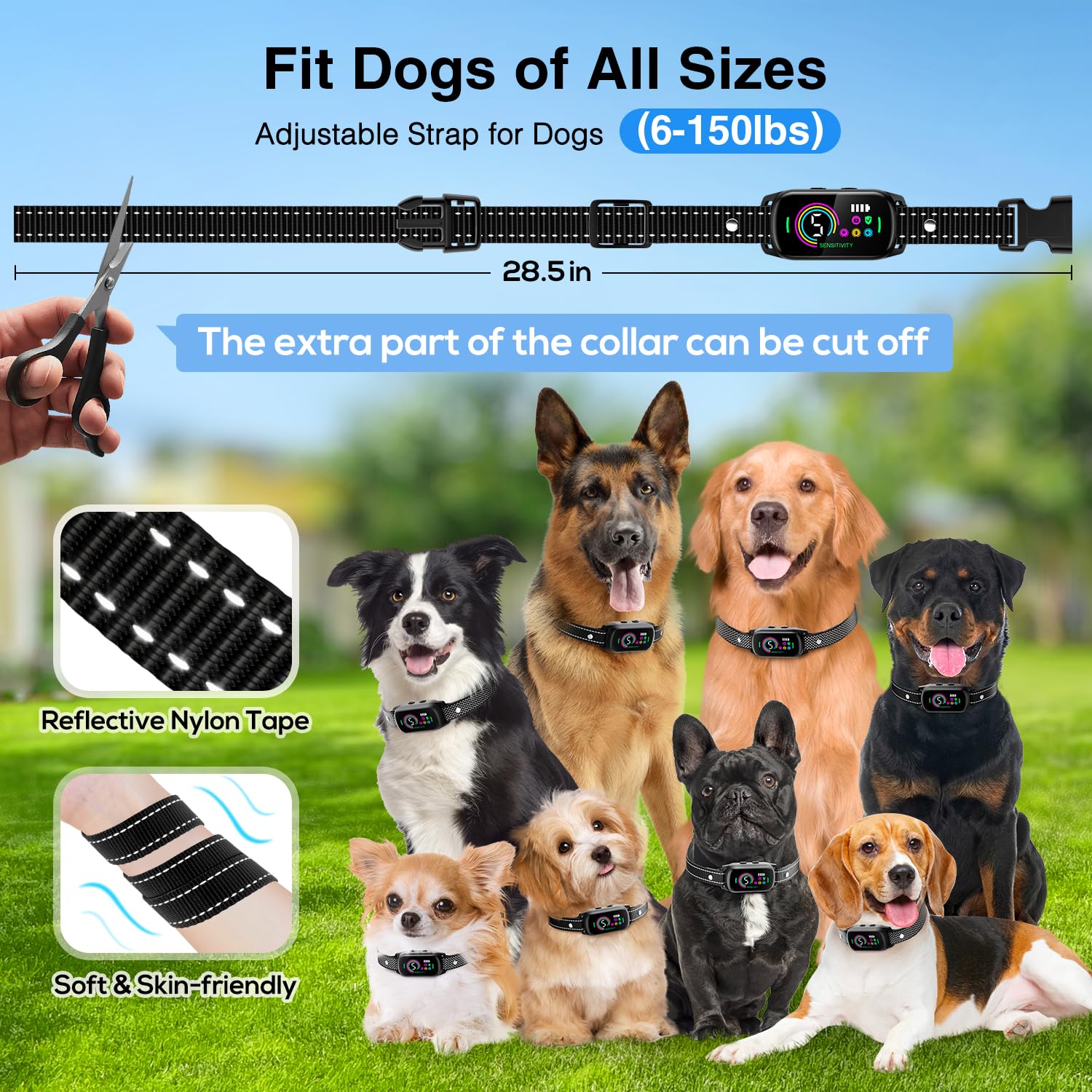 UJYOIIY bark-collar-ai-bark-recognition reduces false corrections with smart sensing
