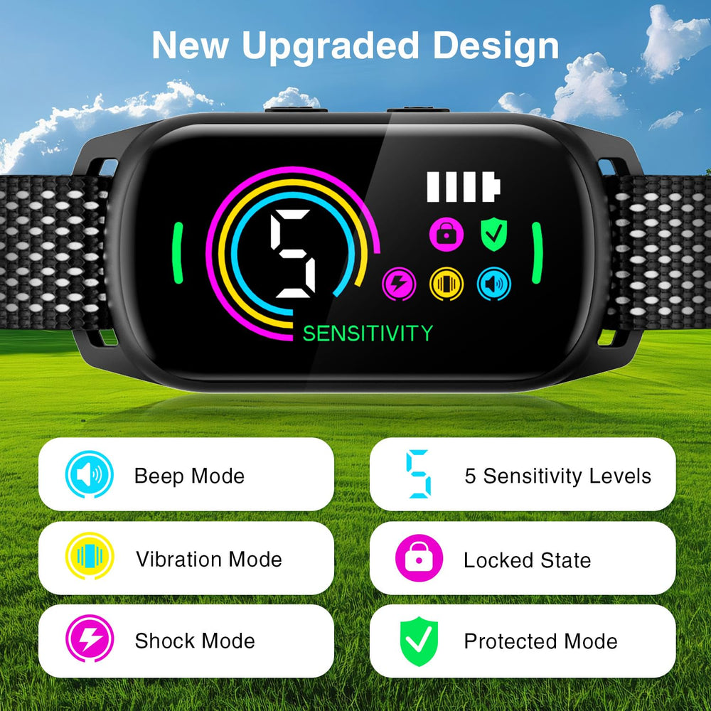 UJYOIIY bark-collar-waterproof-magnetic-charging works in wet conditions with easy charging
