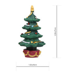 UKCOCO Christmas Tree Aquarium Decorations green tree adds a vivid focal point to displays.