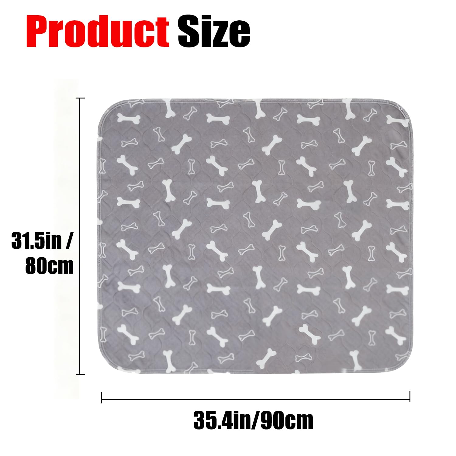 UKM puppy pads large size 31.5 by 35.4 inches for ample space