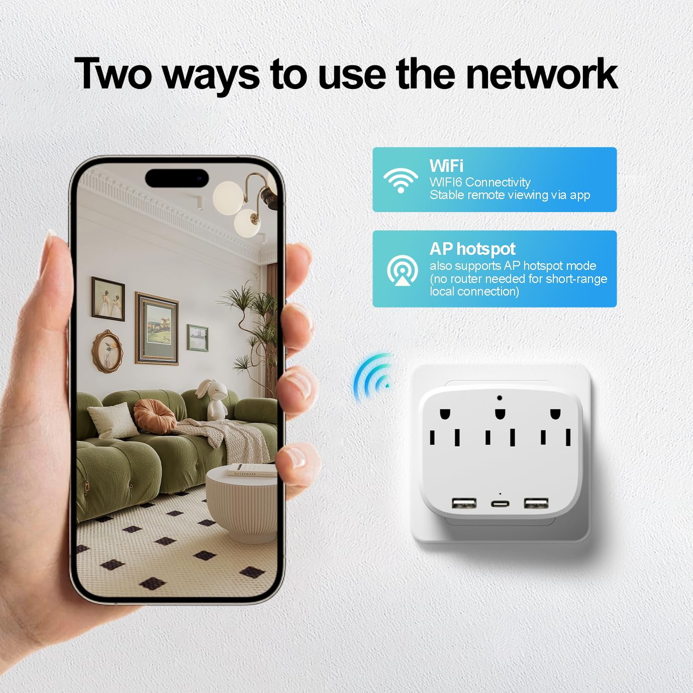 ULar 4K outlet camera SD slot provides local storage for clips and playback
