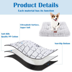 ULIGOTA dog bed anti-slip dots keep the mat steady during play.